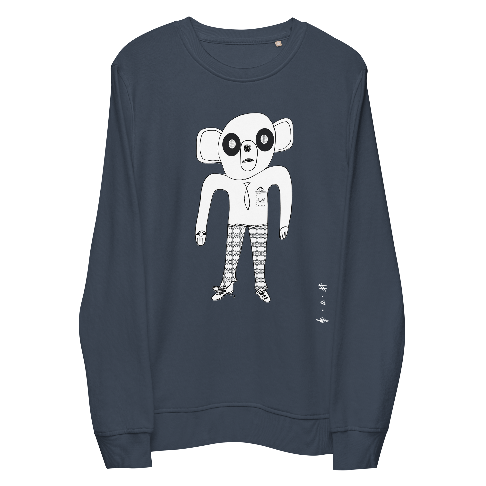 Dollar Bear sweatshirt - HUGShop Gråblå / Small