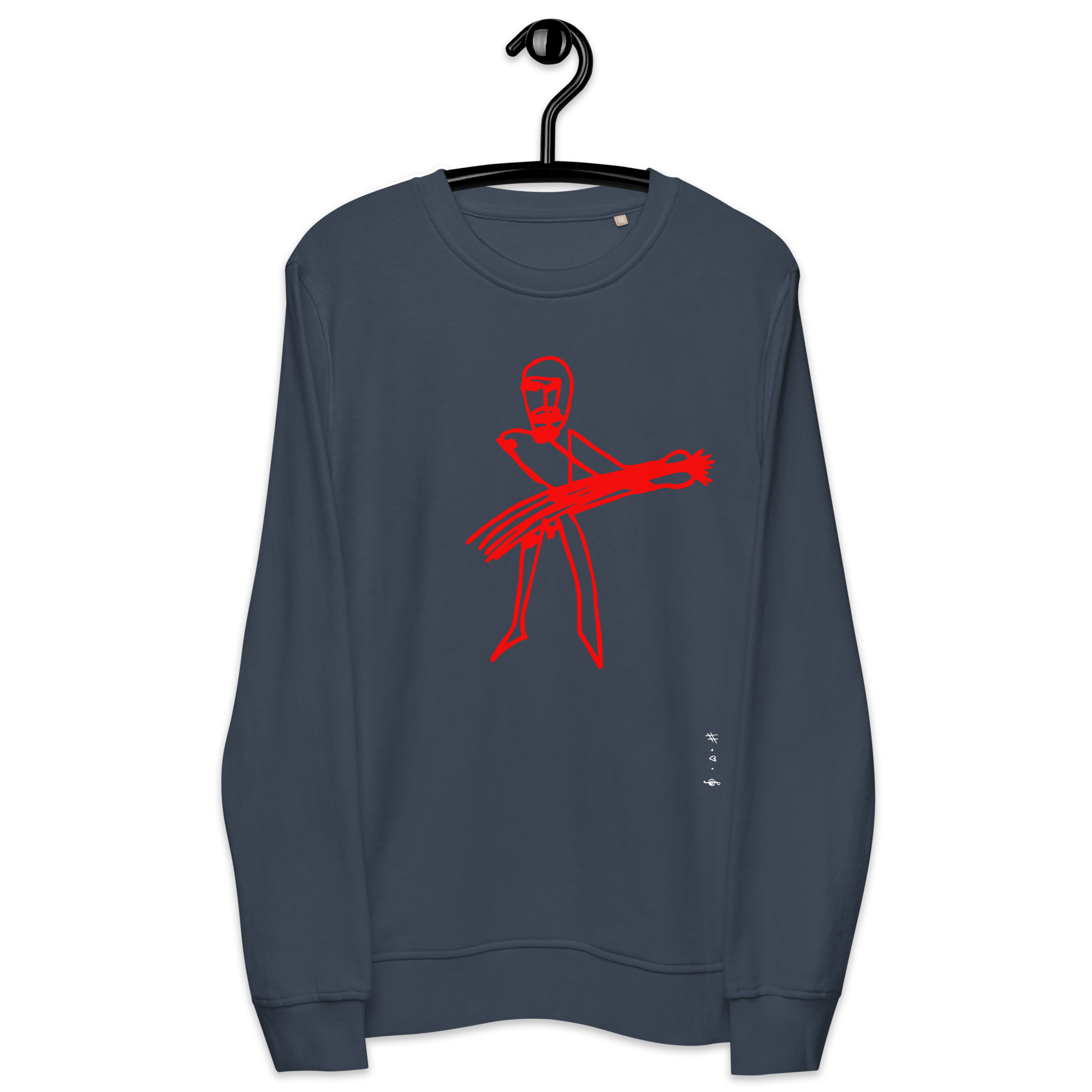 Save Me From This Rock n Roll Sweatshirt - HUGShop Gråblå / Small