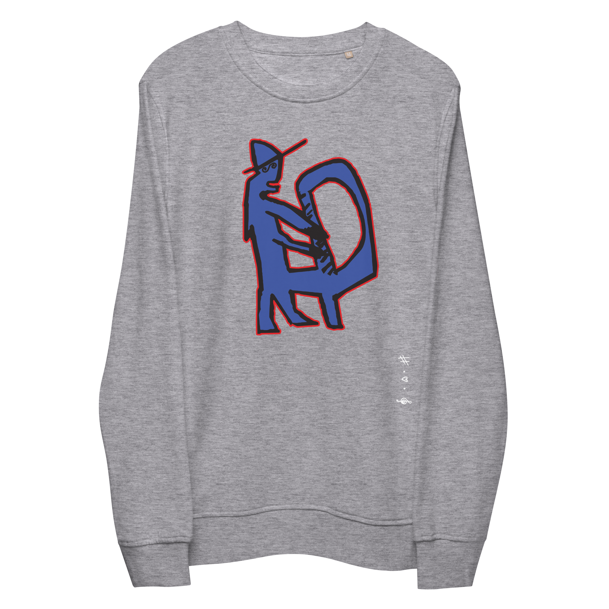 Kiss and HUG sweatshirt - HUGShop Premium Øko Sweatshirt / Grå / Small