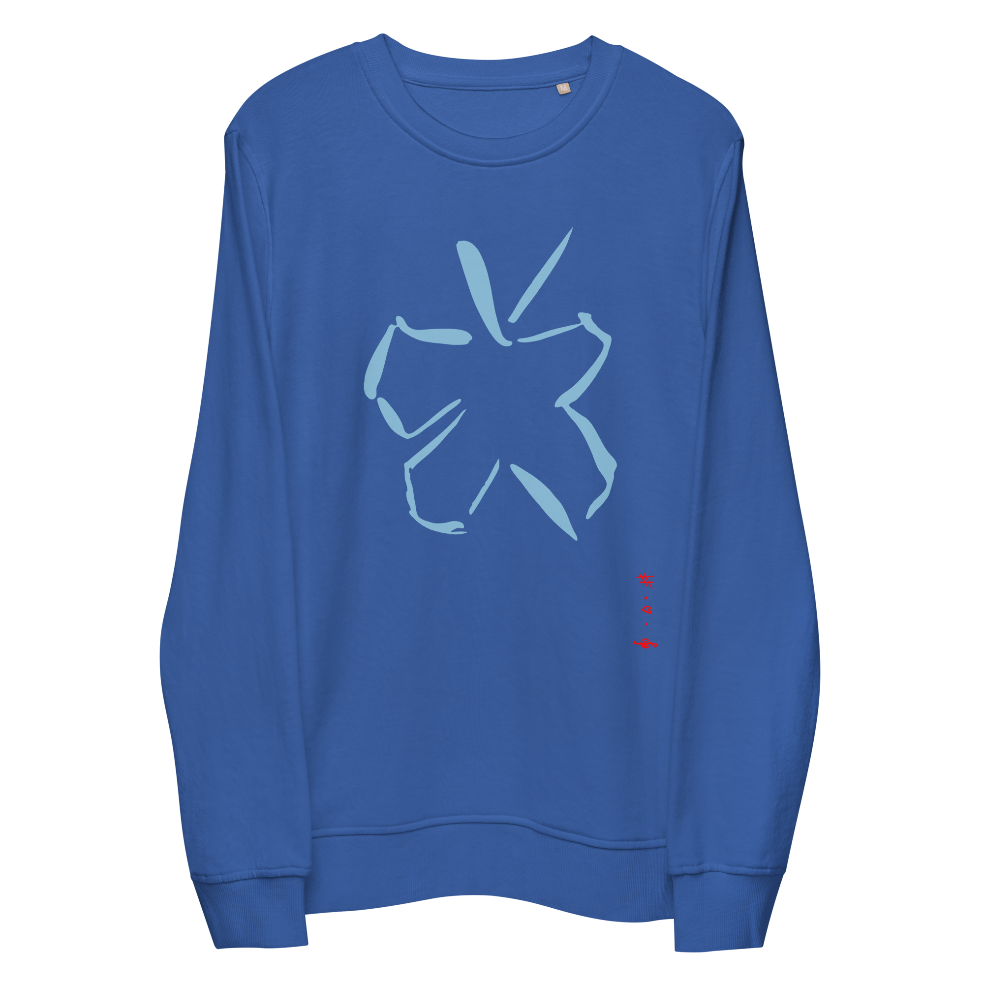 Kysser Himlen Farvel Sweatshirt - HUGShop Sweatshirt Blå / Small / Premium Øko Sweatshirt