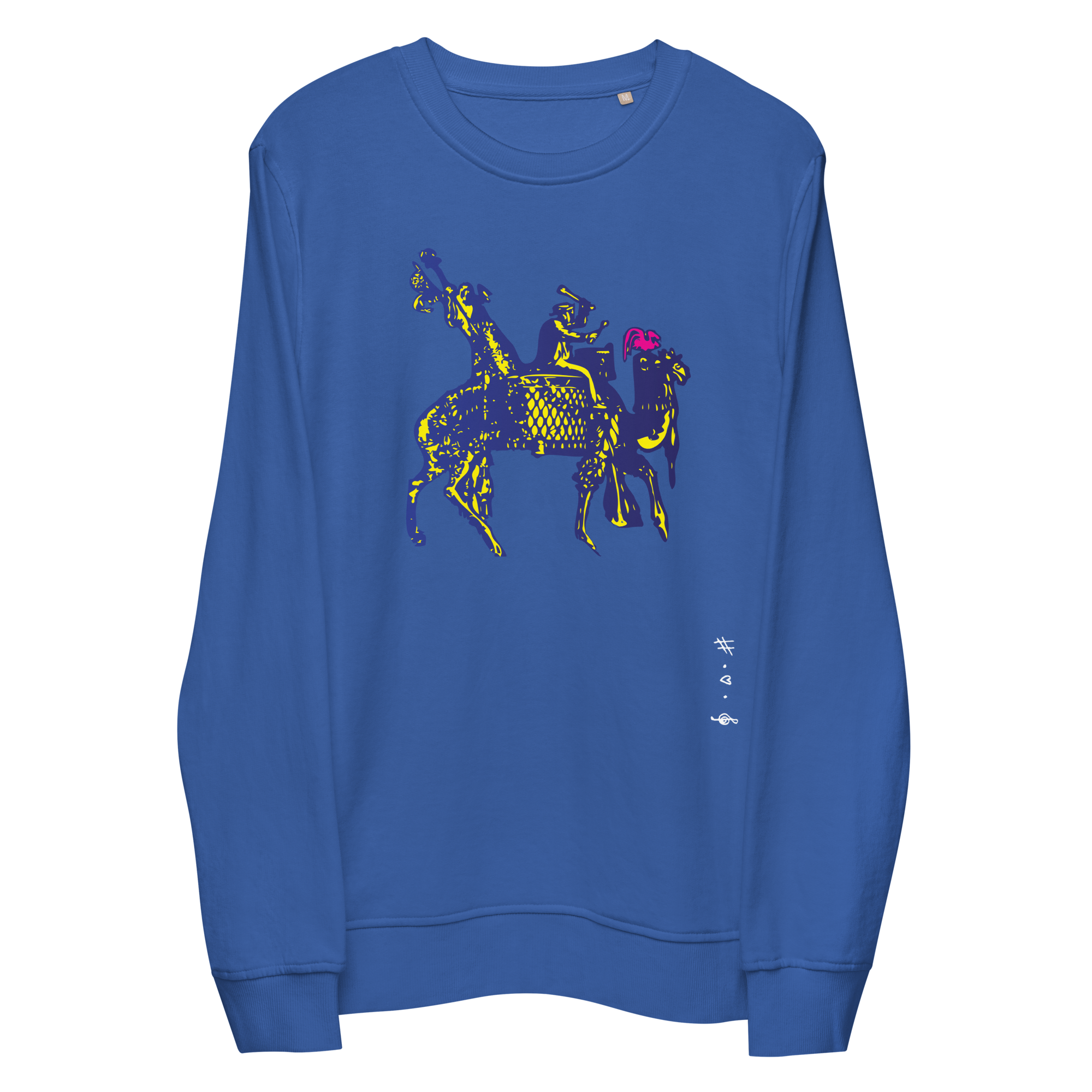 Blidt Over Dig Sweatshirt - HUGShop Sweatshirt Premium Øko Sweatshirt / Blå / Small
