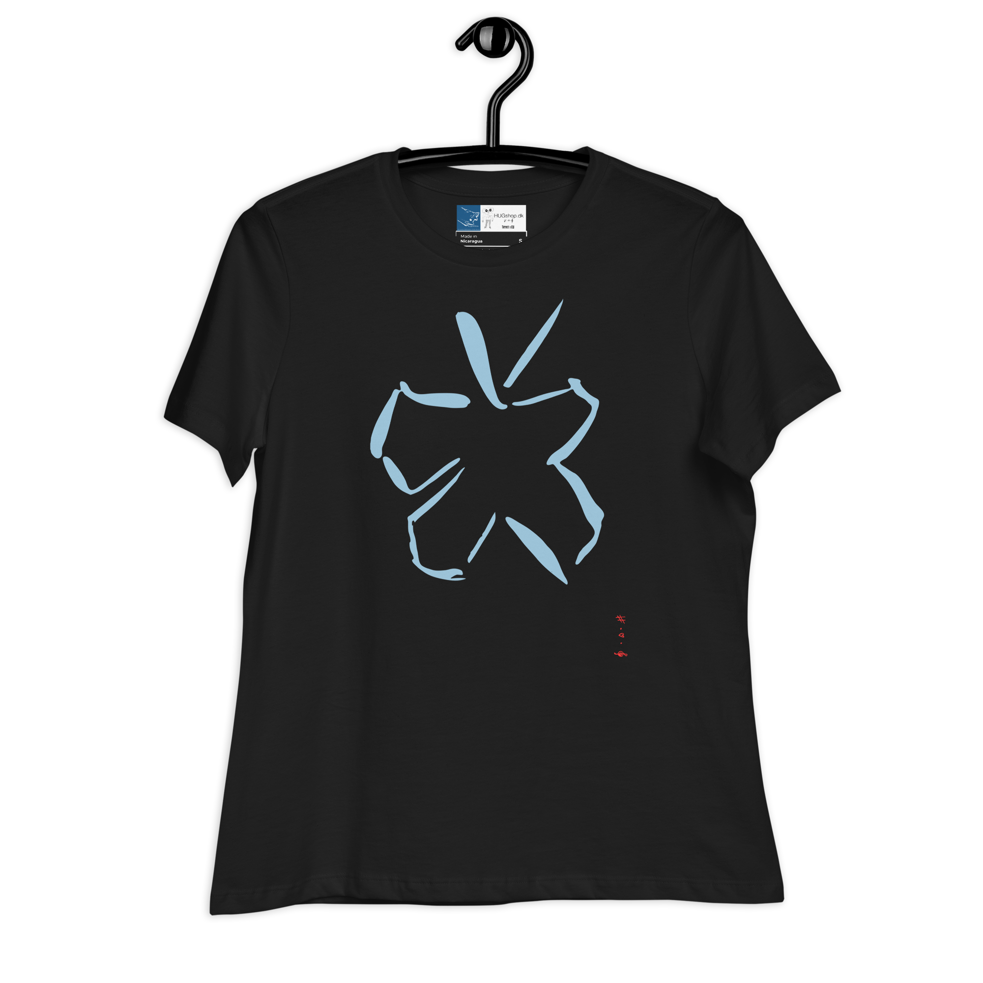 Kysser Himlen Farvel - Kvinde T-Shirt - HUGShop Kvinde T-Shirt Sort / Small