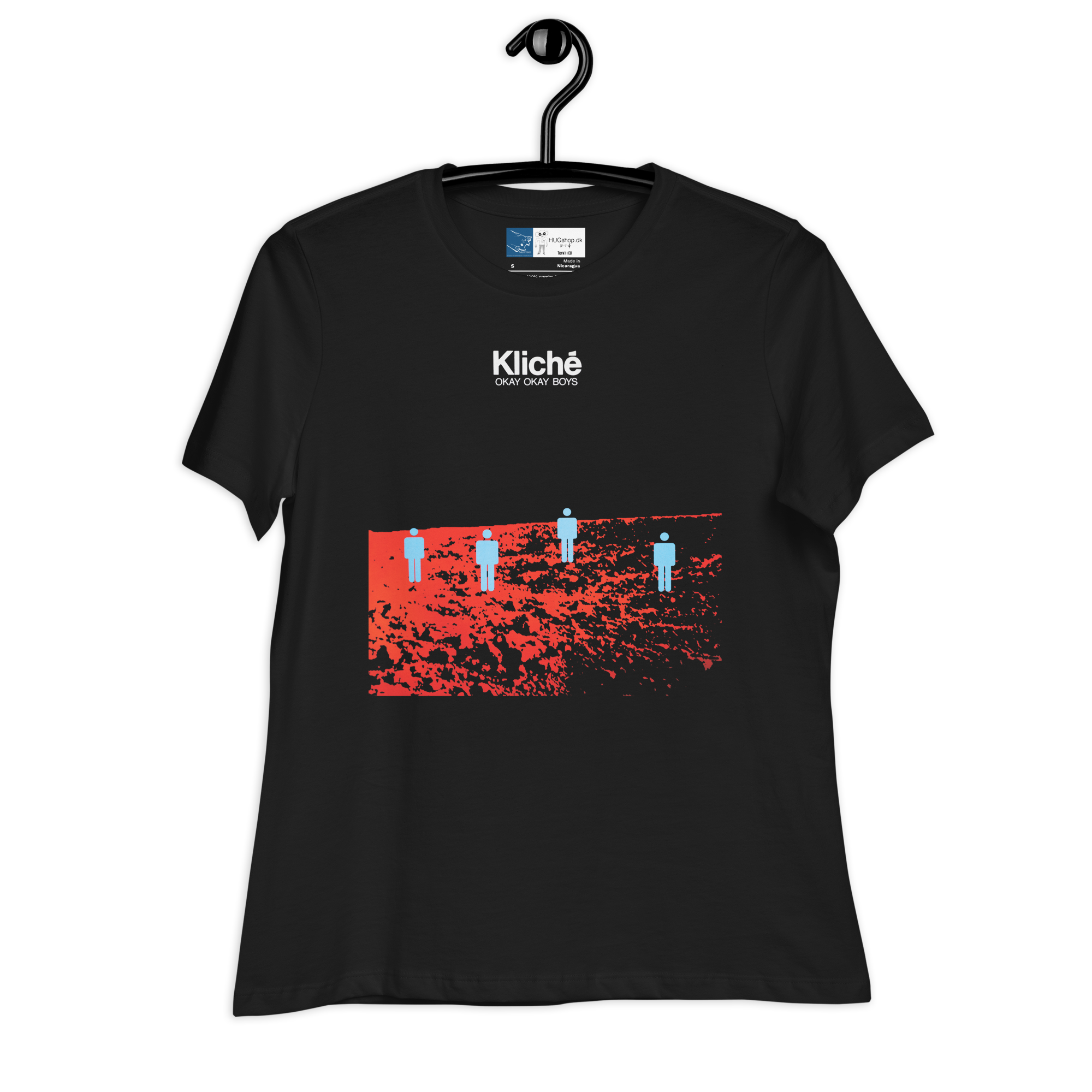 Okay Okay Boys - Kvinde T-Shirt - HUGShop Kvinde T-Shirt Sort / Small