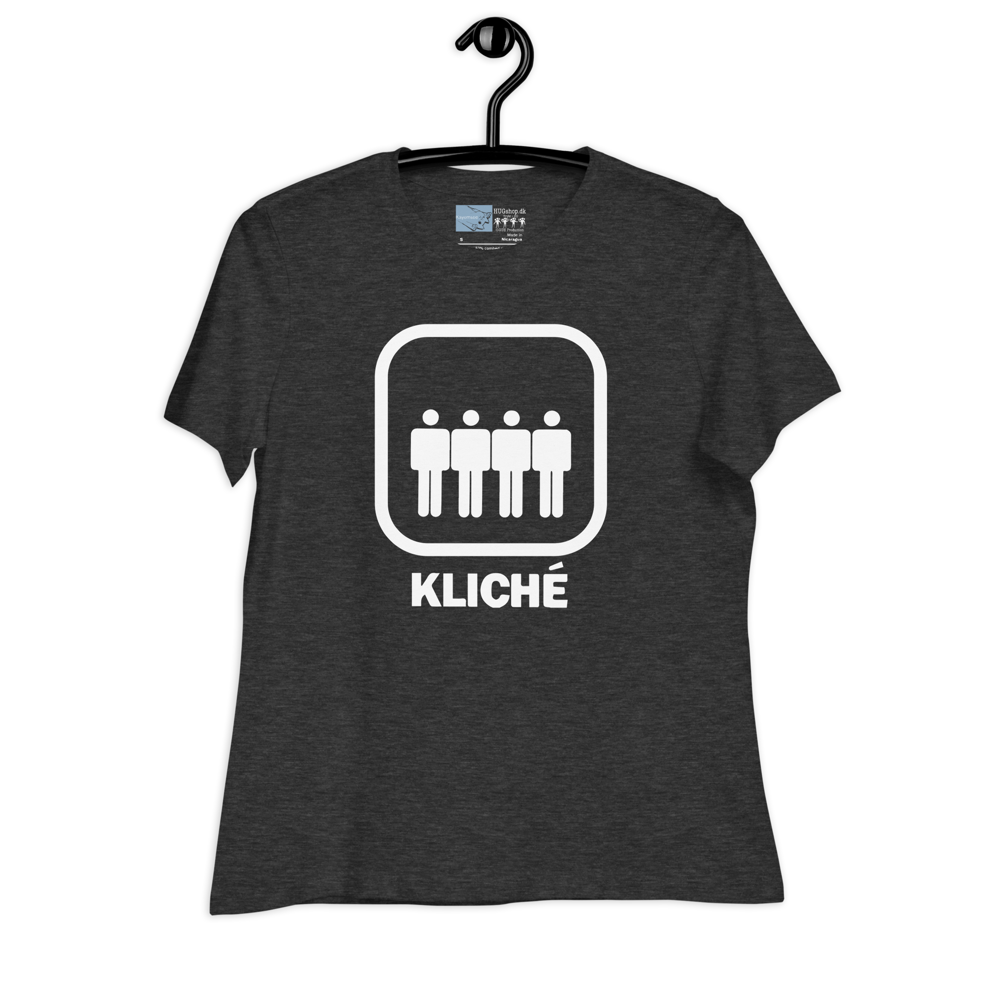 Okay Okay Boys - Kvinde T-Shirt - HUGShop Kvinde T-Shirt Sport mørkegrå / Small