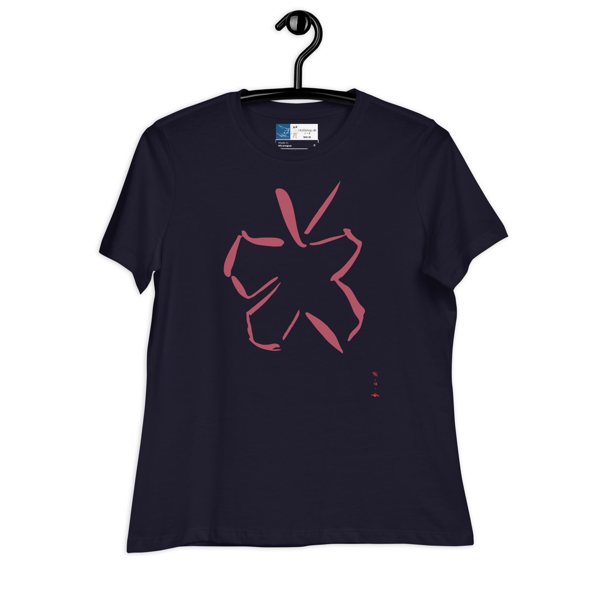 Kysser Himlen Farvel - Kvinde T-Shirt - HUGShop Kvinde T-Shirt Havets Blå / Small
