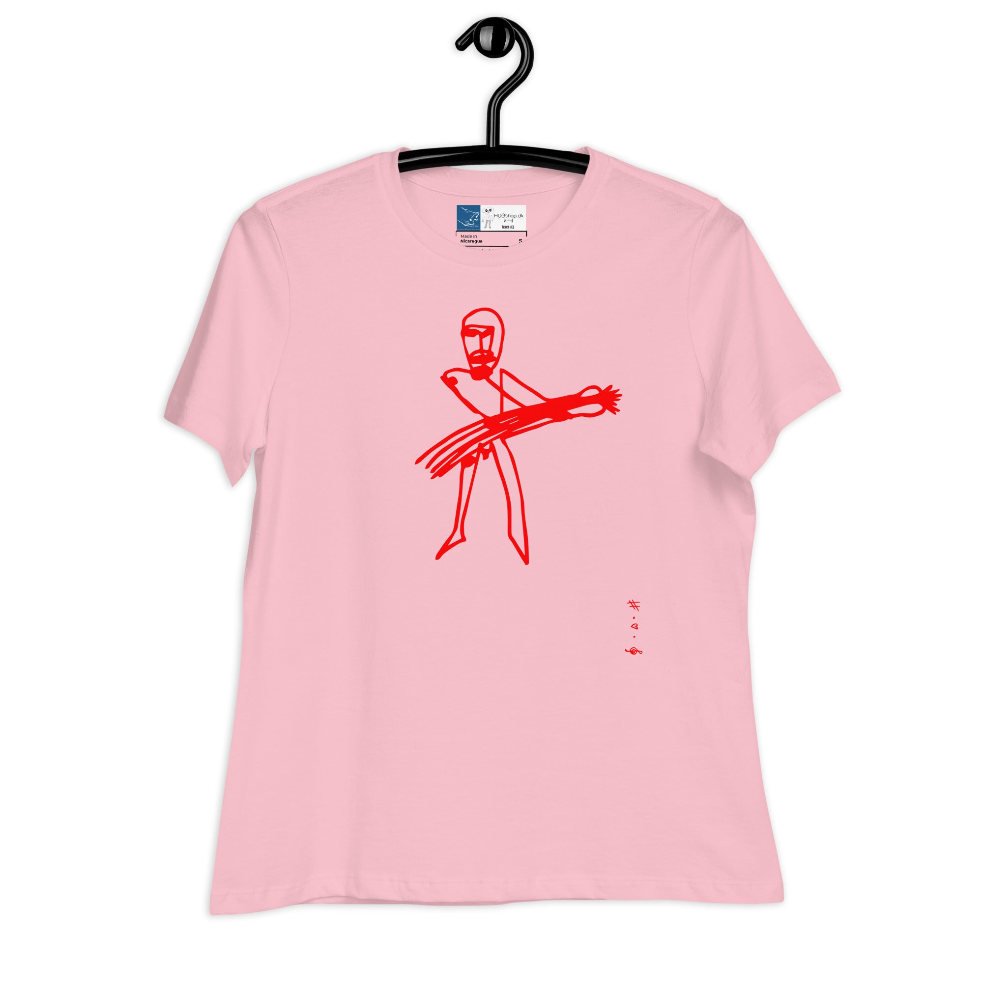 Save Me From This Rock 'n Roll - Kvinde T-Shirt - HUGShop Kvinde T-Shirt Pink / Small