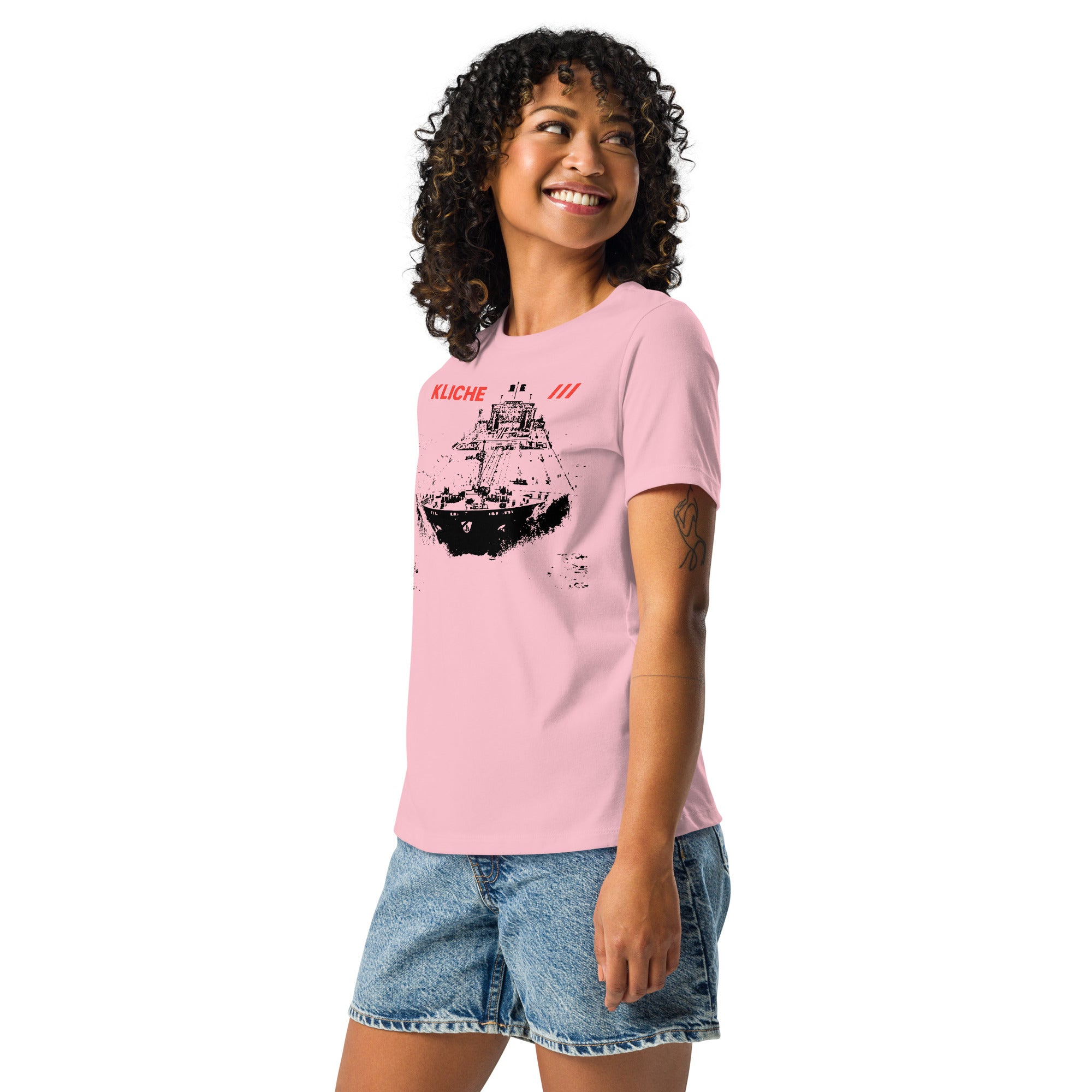 Supertanker Kvinde T-Shirt - HUGShop Hvid / Small