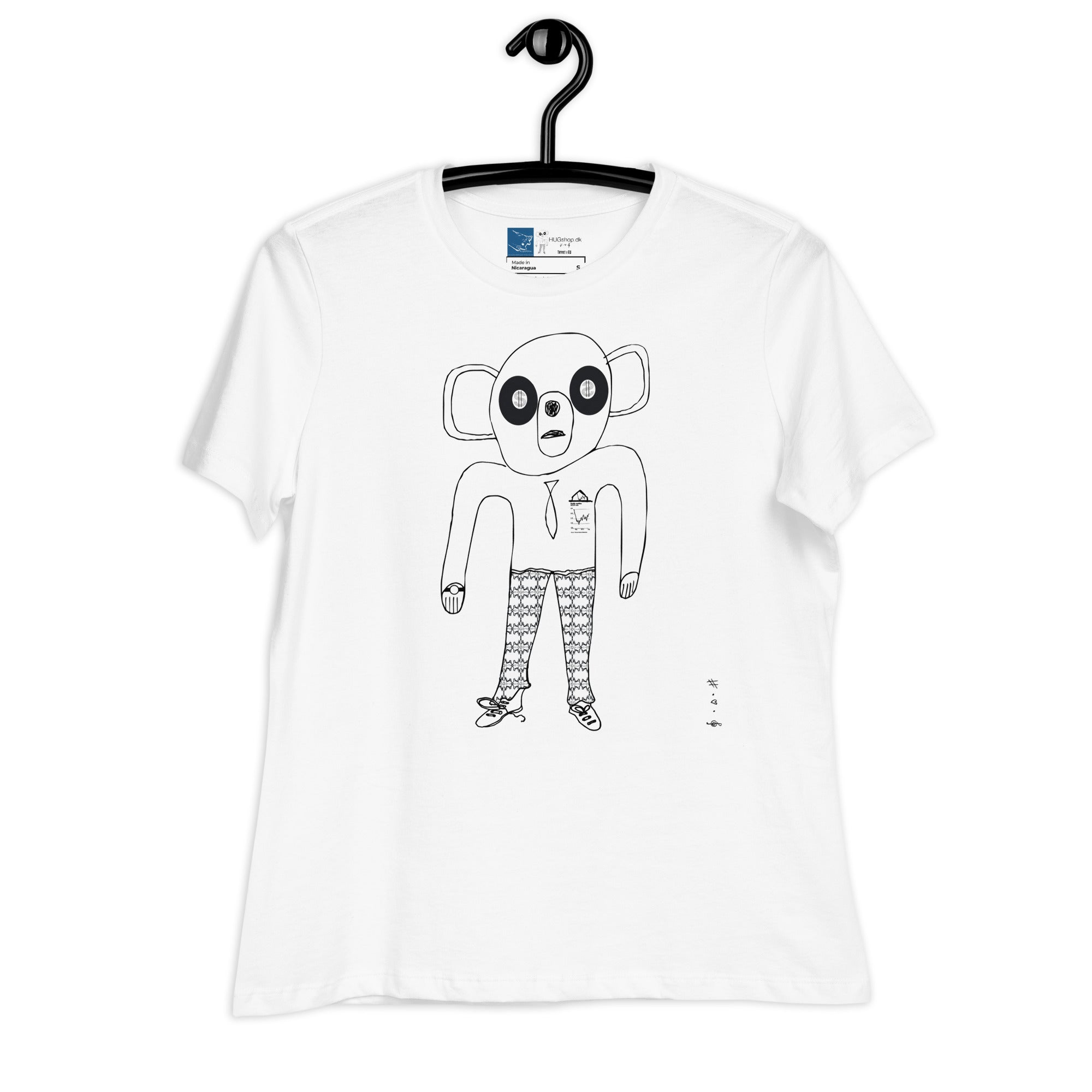 Dollar Bear Kvinde T-Shirt - HUGShop Kvinde T-Shirt Hvid / Small