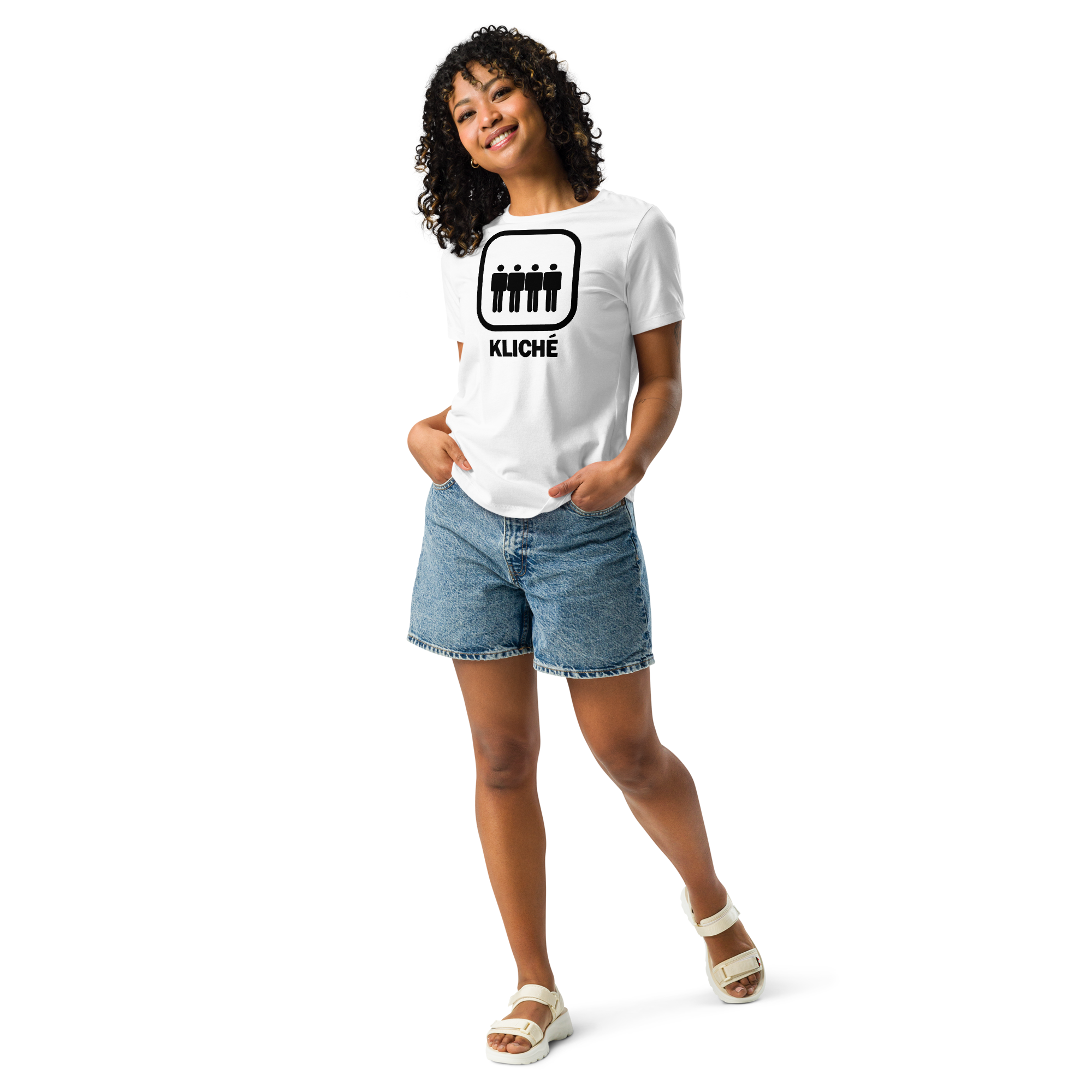 Okay Okay Boys - Kvinde T-Shirt - HUGShop Kvinde T-Shirt Havets blå / Small