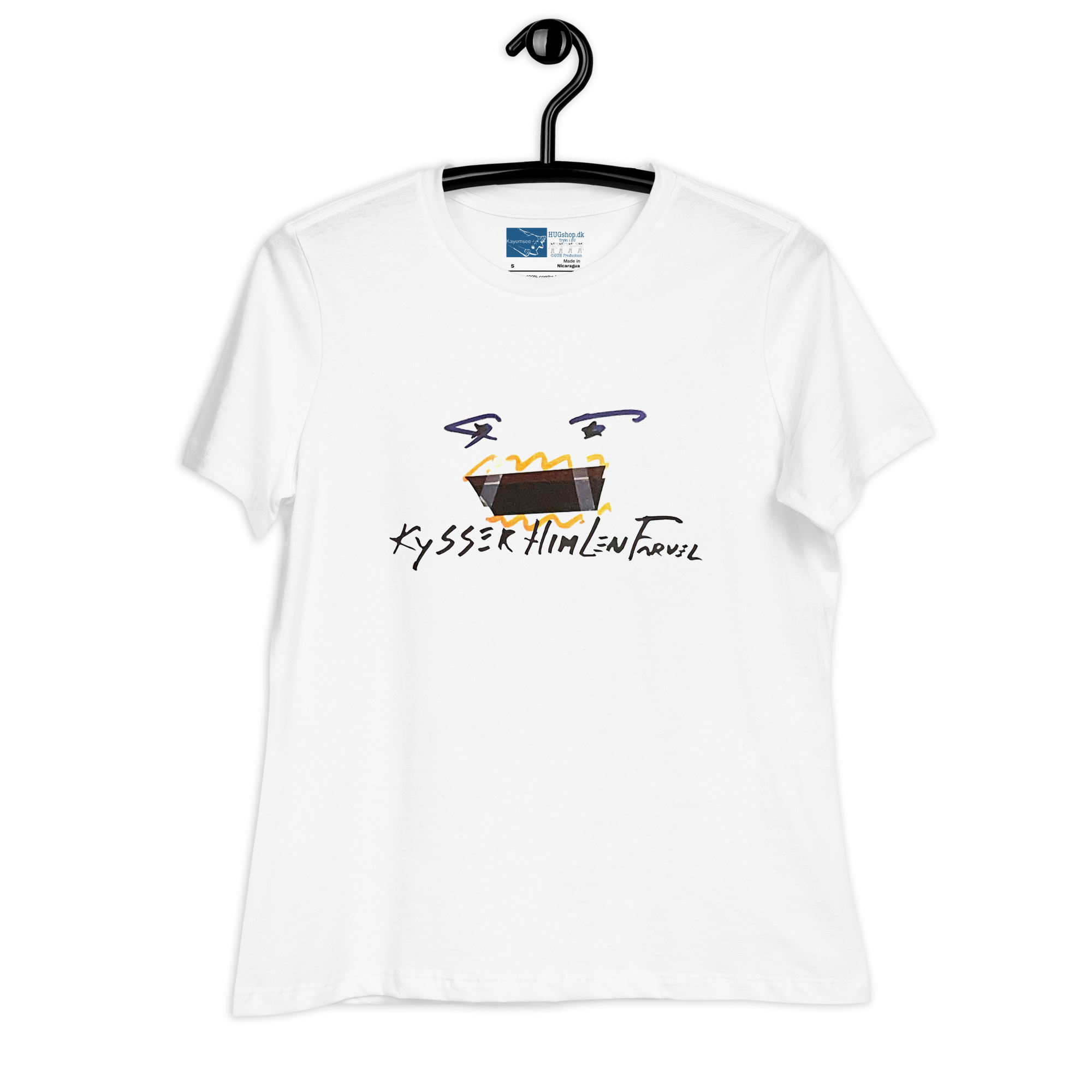 Kysser Himlen Farvel - Kvinde T-Shirt - HUGShop Kvinde T-Shirt Hvid / Small